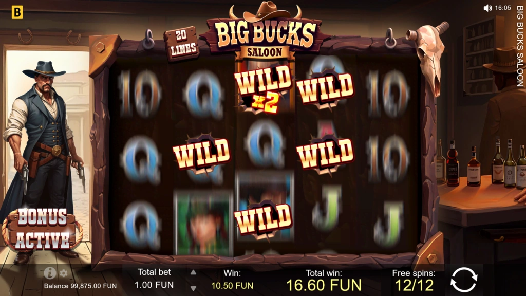 Big Bucks Saloon - Free Games